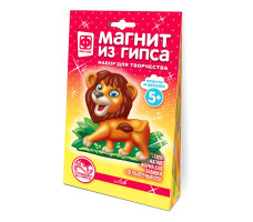 Магнит из гипса Африка Лев