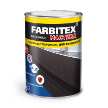 Мастика битумная гидроизоляционная 4 кг Farbitex Мастика битумная гидроизоляционная 4 кг Farbitex
