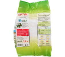 Стиральный порошок OPTIM WHITE 2.4 кг.