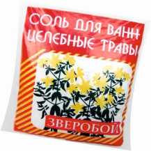 Соль д/ванн "Целебные травы" "Зверобой"0,5 кг(15шт) Соль д/ванн "Целебные травы" "Зверобой"0,5 кг(15шт)