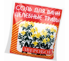 Соль д/ванн "Целебные травы" "Зверобой"0,5 кг(15шт)