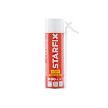 Пена монтажная бытовая всесезонная STARFIX Straw Foam (500мл) Пена монтажная бытовая всесезонная STARFIX Straw Foam (500мл)