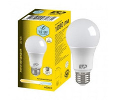 Лампа светодиодная A60 12W 6500K E27 ETP