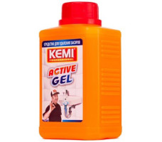 Средство для удаления засоров "KEMI - professional - ACTIVE Gel" ПВХ-бут. 500 мл.