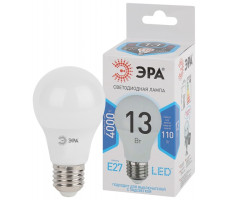 Лампа светодиодная Standart LED  А60 13В-840-е27 ЭРА QX