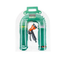 Шланг витой 15м + поливочный набор STARTUL GARDEN (ST6015-03) (спиральный)