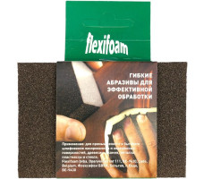Губка абразивная Р80 Block ZF Flexifoam 98х69х26мм арт. 14726