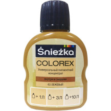 Пигментный концентрат универсальный Sniezka Colorex 62 бежевый 100 мл Пигментный концентрат универсальный Sniezka Colorex 62 бежевый 100 мл