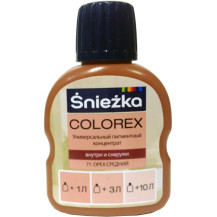 Пигментный концентрат универсальный Sniezka Colorex 71 орех средний 100 мл Пигментный концентрат универсальный Sniezka Colorex 71 орех средний 100 мл