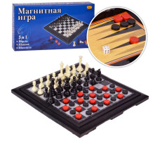 Игра 3в1 шашки, шахматы, нарды