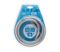 Шланг душевой AV Engineering SUS/EPDM anti-twist хром 150 см., 1/2" г-г арт. AVSSS-118
