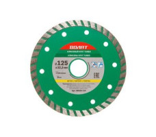 Алмазный круг 125х22 мм универс. Turbo ВОЛАТ (сухая и мокрая резка)