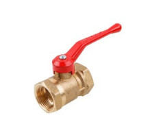 Кран шаровый 1/2" стандарт вн.-вн. ручка PN1,6 МПа, 11Б27п7, Цветлит