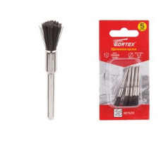 Щетинная щетка 5 мм WORTEX (раб. диам. 5.0 мм, диам. хвостовика 3.2 мм, 15000 об/мин)