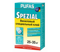 Клей обойный "PUFAS Специальный Виниловый
EURO 3000", (5-7 рулонов), 200 г