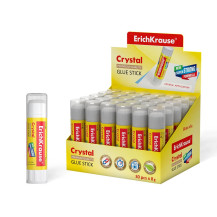 Клей-карандаш ErichKrause® Crystal, 8г, по 30 шт Клей-карандаш ErichKrause® Crystal, 8г, по 30 шт