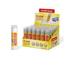 Клей-карандаш ErichKrause® Crystal, 8г, по 30 шт