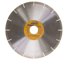 Диск алмазный, отрезной сегментный, 125 х 22,2 мм, сухая резка, EUROPA Standard Sparta