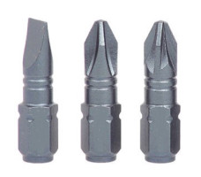 Набор комбинированных бит Denzel PH2, PZ2, SL5, S2 сталь 3 шт. арт. 11678