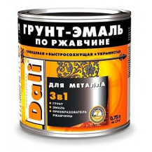 Грунт-эмаль 3в1 DALI красн, 0,75л Грунт-эмаль 3в1 DALI красн, 0,75л