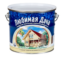 Состав "Любимая дача" текстурное покрытие для дерева (2,7л) - орех