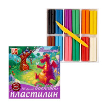 Пластилин мягкий восковой "Фантазия" 12 цветов Пластилин мягкий восковой "Фантазия" 12 цветов