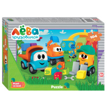 Мозаика puzzle 104 "грузовичок Лёва" ООО "Первый проект" Мозаика puzzle 104 "грузовичок Лёва" ООО "Первый проект"