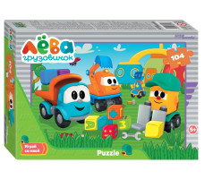 Мозаика puzzle 104 "грузовичок Лёва" ООО "Первый проект"