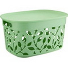 Коробка ФЛОРА12,0л (мята) с крышкой Коробка ФЛОРА12,0л (мята) с крышкой