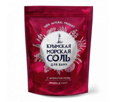 Соль для ванн морская Крымская соль роза 1.1л