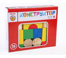 Конструктор цветной 26 дет
