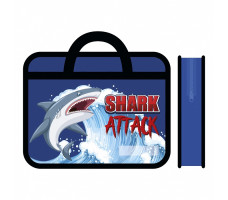 Папка детская А4 с ручками "SHARK ATTACK" арт. ПМ-А4-25