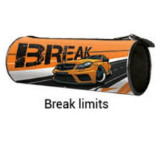 Косметичка-тубус на молнии малая "BREAK LIMITS" арт. ПТ-22