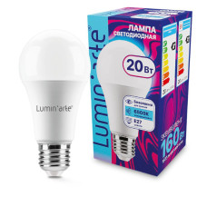 Лампа светодиодная LUMINARTE арт. LSTD-A60-20W6KE27 Лампа светодиодная LUMINARTE арт. LSTD-A60-20W6KE27