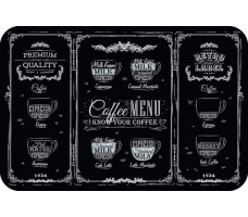 Подставка сервир. ПВХ Кофейная карта 60х90см арт. вв101687
