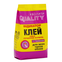 Клей обойный "QUALITY" индикатор, (6-7 рулонов), 200 г Клей обойный "QUALITY" индикатор, (6-7 рулонов), 200 г