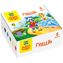 Гуашь Мульти-Пульти Енот в сказке 6 цветов арт. 330660 Гуашь Мульти-Пульти Енот в сказке 6 цветов арт. 330660