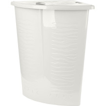 Корзина для белья Keeplex Regular угловая белое облако 50х37х54 см., 40 л. арт. KL170011048