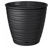 Горшок для цветов Saffron черный 1,5 л арт. 221610130/02