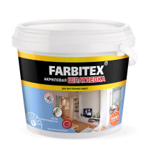 Шпатлевка акриловая для внутренних работ FARBITEX 3,5 кг Шпатлевка акриловая для внутренних работ FARBITEX 3,5 кг