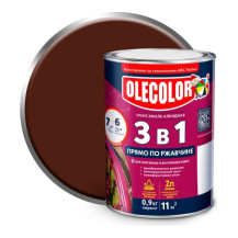 Грунт-эмаль по ржавчине Olecolor шоколадный 900г арт.4300005936 Грунт-эмаль по ржавчине Olecolor шоколадный 900г арт.4300005936