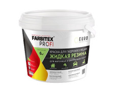 Краска акриловая для гидроизоляции FARBITEX PROFI Жидкая резина серый 1кг арт.4300008708