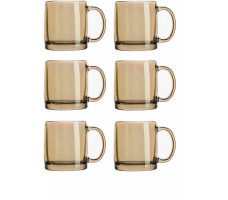 Кружка стеклянная Nordic golden honey 380мл арт.P9158