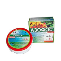 Фунгицид «Азофос» действующее вв., 65% 500г Фунгицид «Азофос» действующее вв., 65% 500г