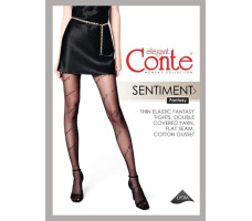 Колготки женские  CONTE ELEGANT SENTIMENТ Черный р. 3 арт. 23С-66СП