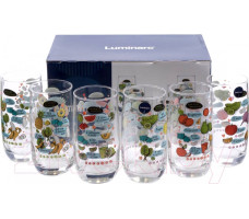 Набор стаканов стекл. Smoothies Set 0.35л 6шт арт. P5411