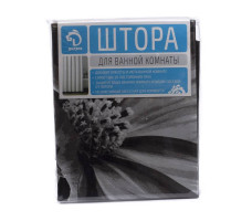 Занавес-шторка для ванной Ева Герберы 180х180см арт. 10741021 к.198412