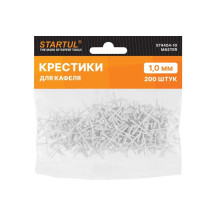 Крестики для кафеля STARTUL MASTER 1 мм., 200 шт. арт. ST4404-10 Крестики для кафеля STARTUL MASTER 1 мм., 200 шт. арт. ST4404-10