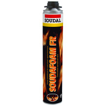 Пена монтажная огнестойкая Soudal Soudafoam FR 0,75л Пена монтажная огнестойкая Soudal Soudafoam FR 0,75л