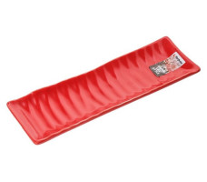 Блюдо керамическое, 23.5х7.5х2.5 см, серия ASIAN, красное, PERFECTO LINEA